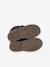 Boots enfant garçon cuir à scratchs marine - vertbaudet enfant 