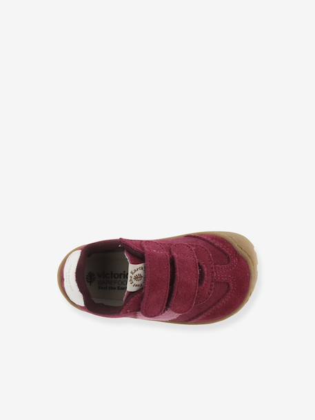 Baskets Bosco Barefoot à scratch fuchsia+vert - vertbaudet enfant 