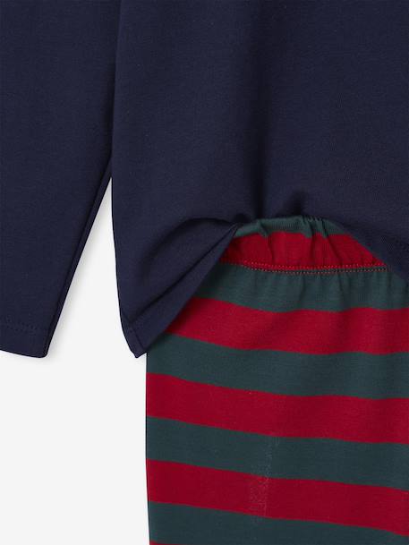 Ensemble pyjama et sweat à capuche Garçon vert - vertbaudet enfant 