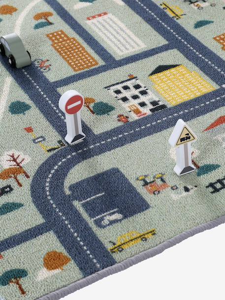 Tapis circuit avec accessoires en bois FSC® vert - vertbaudet enfant 