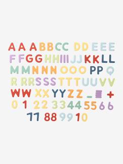 -Lettres et chiffres magnétiques en bois FSC®