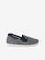 Chaussons velours élastiqués enfant - Fabriqués en France bleu+gris - vertbaudet enfant 