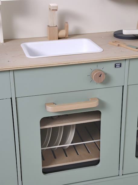 Restaurant en bois FSC® vert sauge - vertbaudet enfant 