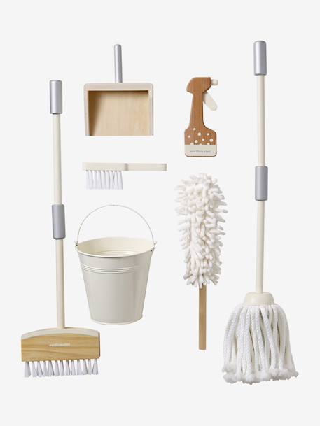Grote schoonmaakset van FSC®-hout wit - vertbaudet enfant 