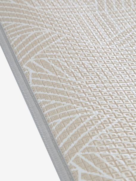 Grand tapis mousse beige+écru - vertbaudet enfant 
