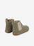 Boots en cuir Play New Shine kaki - vertbaudet enfant 