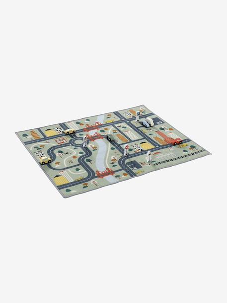 Tapis circuit avec accessoires en bois FSC® vert - vertbaudet enfant 