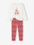 Ensemble Pyjama Fille Noël rouge - vertbaudet enfant 