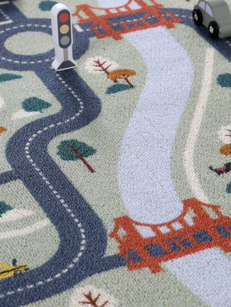 Tapis circuit avec accessoires en bois FSC® vert - vertbaudet enfant 