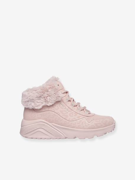 Baskets Cozy Léopard fille Skechers blush - vertbaudet enfant 