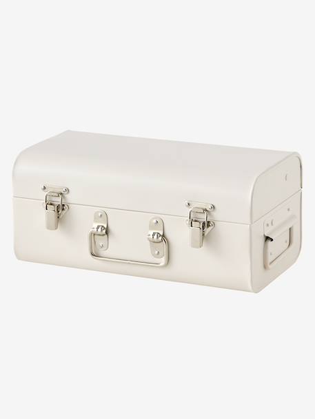 Lot de 2 malles en métal gigognes bleu jean+cannelle+rose nude+vert / jaune - vertbaudet enfant 