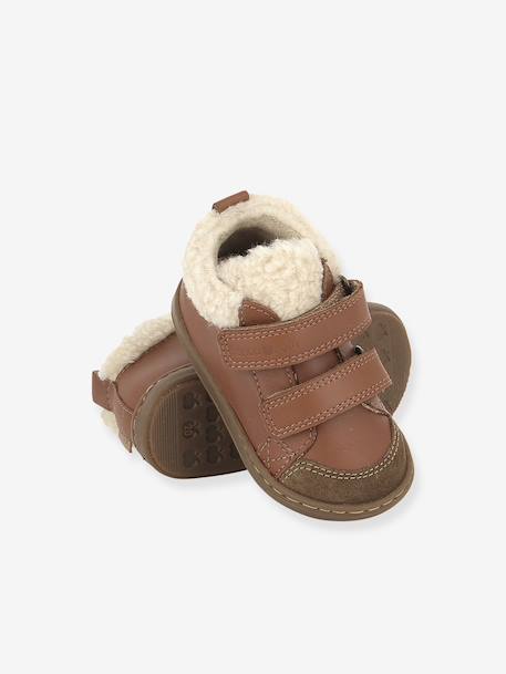 Baskets BOUBA NAPPA T4ARNA0401 marron - vertbaudet enfant 