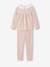 Ensemble Pyjama Fille Cape Sequins rose poudré - vertbaudet enfant 
