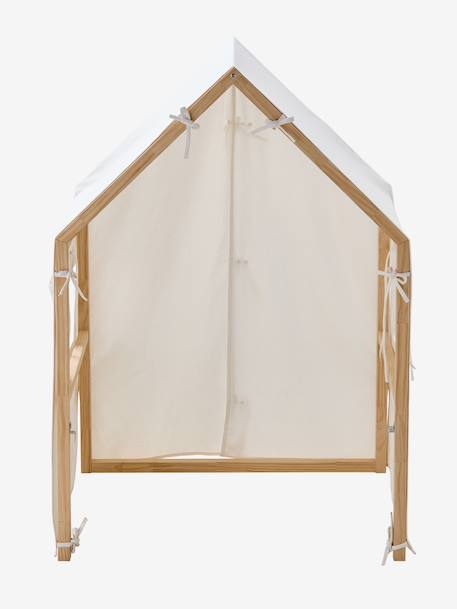 Lit enfant Cabane 90x190cm blanc - vertbaudet enfant 