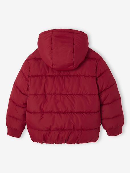 Doudoune garçon collège bordeaux+marine+rouge - vertbaudet enfant 