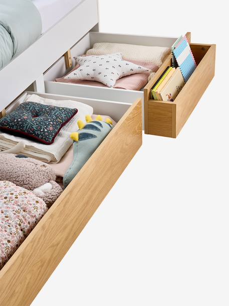 Kinderbed Cabane 90x190cm wit - vertbaudet enfant 