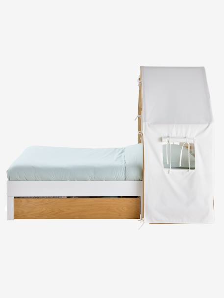 Kinderbed Cabane 90x190cm wit - vertbaudet enfant 
