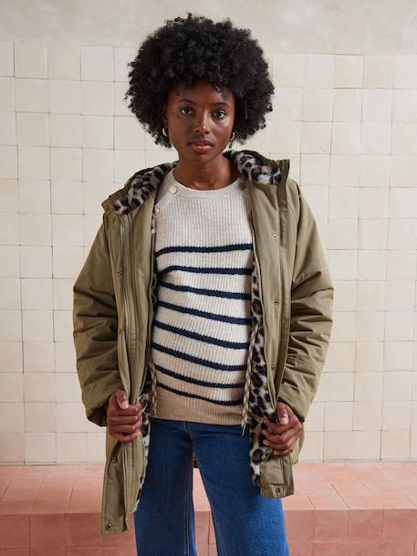 Parka évolutive grossesse et post-grossesse vert - vertbaudet enfant 