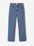 Jean droit fille bleu foncé+bleu moyen+denim gris - vertbaudet enfant 