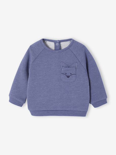 Set sweater en broek baby BEIGE CLAIR RAYE+gemêleerd blauw+lichtroze - vertbaudet enfant 