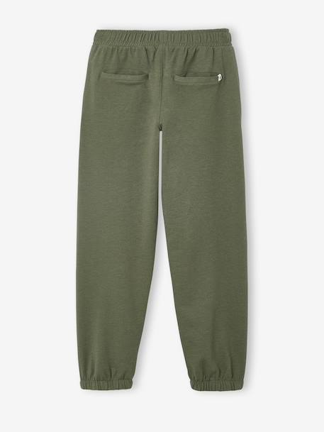 Pantalon garçon oversize en molleton kaki - vertbaudet enfant 