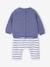 Set sweater en broek baby BEIGE CLAIR RAYE+gemêleerd blauw+lichtroze - vertbaudet enfant 