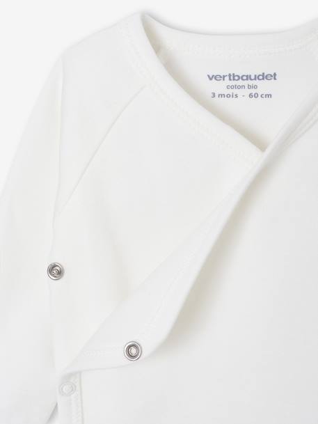 3-delige babyset met babypakje + body + knuffels blauwgroen+rozen - vertbaudet enfant 