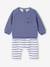 Set sweater en broek baby BEIGE CLAIR RAYE+gemêleerd blauw+lichtroze - vertbaudet enfant 