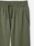 Pantalon garçon oversize en molleton kaki - vertbaudet enfant 