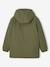 Parka garçon à capuche doublure sherpa kaki+noir - vertbaudet enfant 