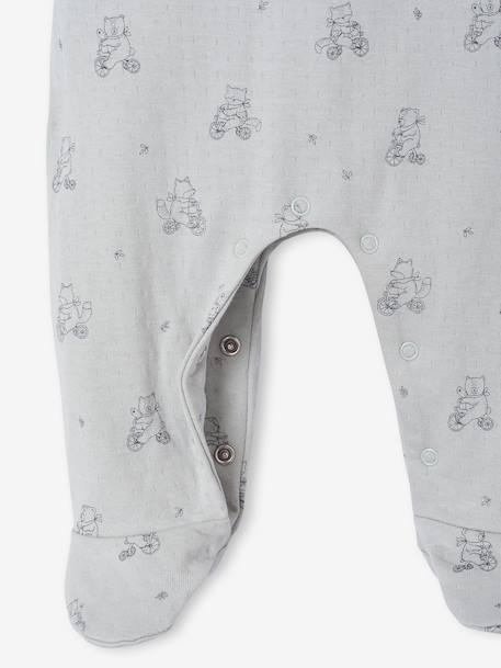 Ensemble 3 pièces naissance combinaison body doudou rose+vert d'eau - vertbaudet enfant 