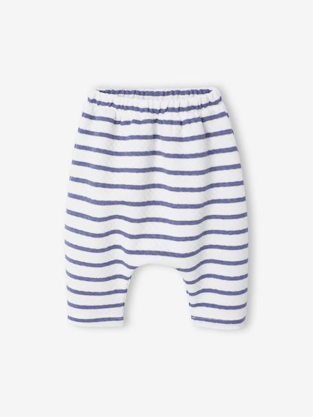 Set sweater en broek baby BEIGE CLAIR RAYE+gemêleerd blauw+lichtroze - vertbaudet enfant 