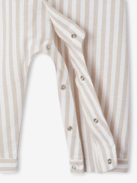 Babyslaappakje set in flanel + knuffels beige - vertbaudet enfant 