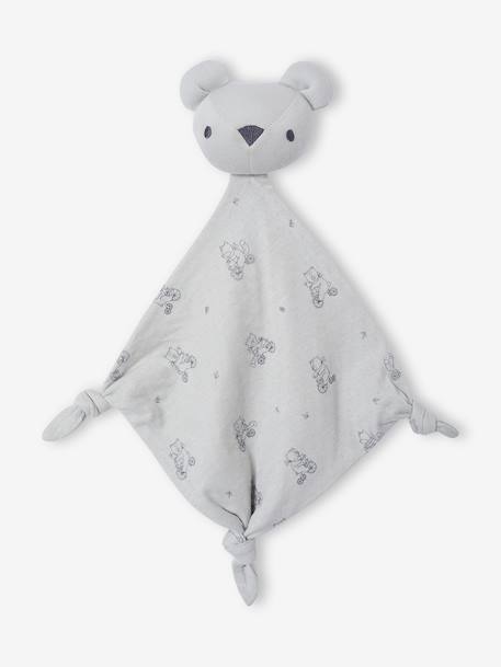 3-delige babyset met babypakje + body + knuffels blauwgroen+rozen - vertbaudet enfant 