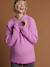 Pull de grossesse en côtes perlées framboise - vertbaudet enfant 