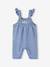 Ensemble 2 pièces naissance salopette en denim + body stone - vertbaudet enfant 