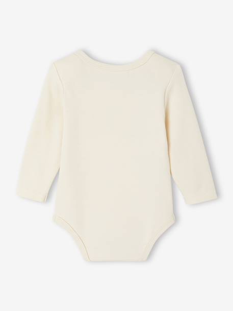 Lot 2 Bodies Winnie Manches Longues Naissance Garçon cappuccino - vertbaudet enfant 