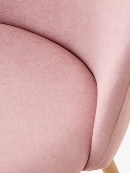 Chaise enfant en tissu chiné rose+vert - vertbaudet enfant 