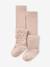 Lot de 2 paires de collants fantaisie bébé fille rose pâle - vertbaudet enfant 