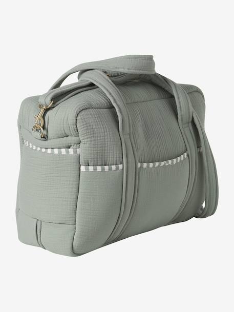 Sac à langer évolutif 24 ou 48h personnalisable vert sauge - vertbaudet enfant 