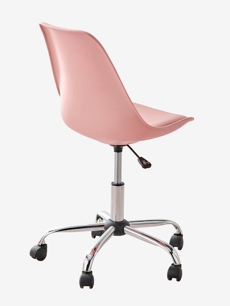 Chaise de bureau enfant à roulettes Bleu+bleu marine+rose - vertbaudet enfant 