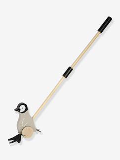 Jouet-Jeux de société-Jeux d'adresse et d'équilibre-Animal à pousser pour bébé PINGUIN small foot en bois 