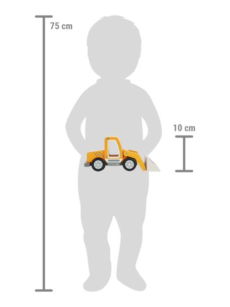 Chargeuse sur pneus avec pelle small foot orange - vertbaudet enfant 