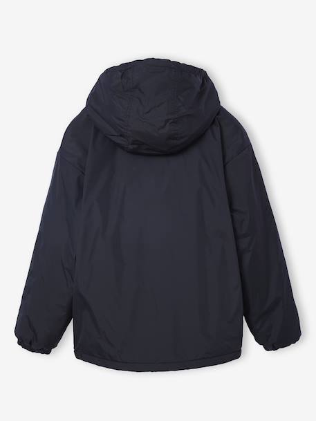 Coupe-vent garçon doublé sherpa anthracite - vertbaudet enfant 