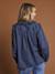 Borstvoedingsblouse met ruches ENVIE DE FRAISE nachtblauw - vertbaudet enfant 