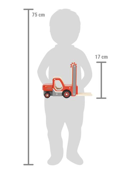 Chariot élévateur avec palette small foot rouge - vertbaudet enfant 