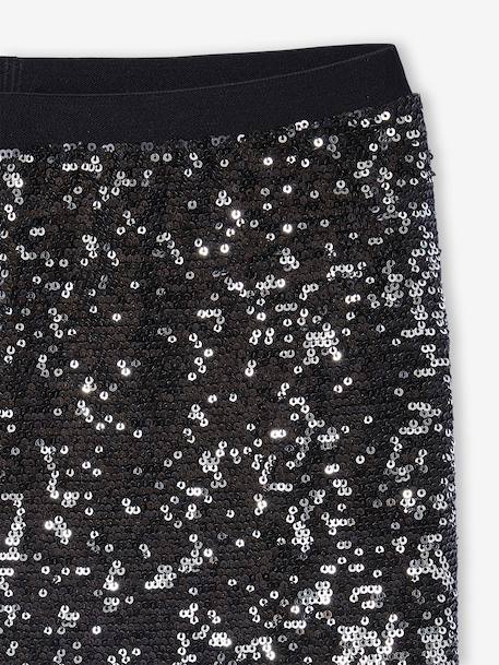 Pantalon fille à sequins argent - vertbaudet enfant 
