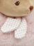 Patapouf doudou 17cm bleu+rose - vertbaudet enfant 