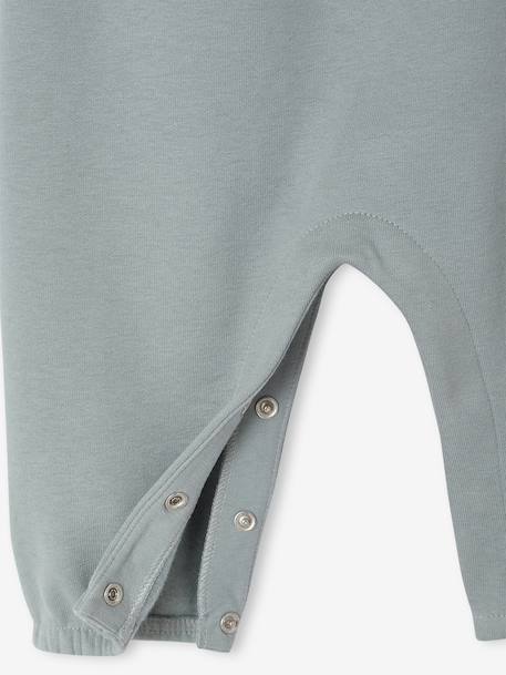 Salopette en molleton bébé vert sauge - vertbaudet enfant 