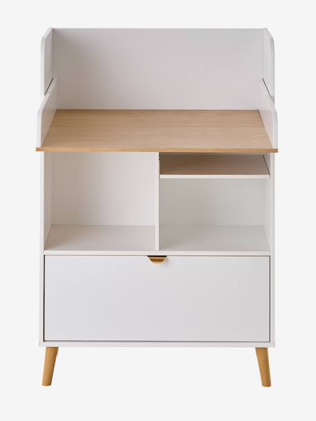 Luiertafel die kan worden omgevormd tot een bibliotheek MERVEILLE wit - vertbaudet enfant 